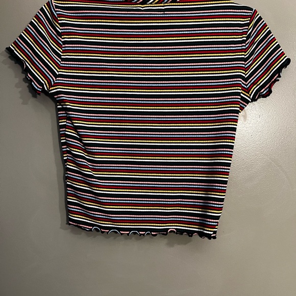 Women's Striped Multicolor Top - Picture 2 of 4